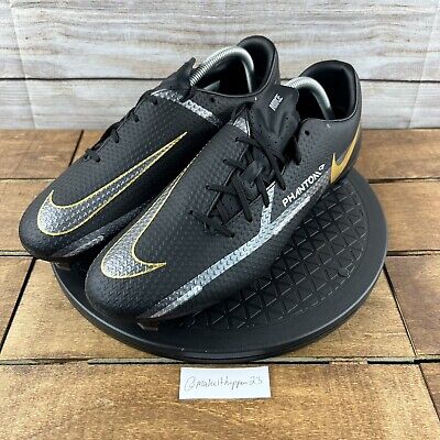 Nike Phantom GT2 Academy FG/MG Black Gold Soccer Cleats sz 11 for