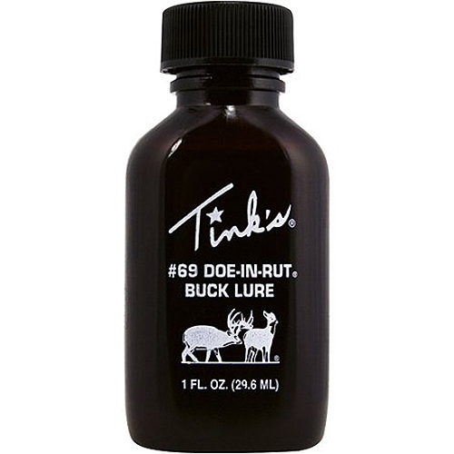 Tinks #69 Doe-In-Rut Buck Lure - Original Formula - Classic Glass Bottle - 1 oz - Picture 1 of 1