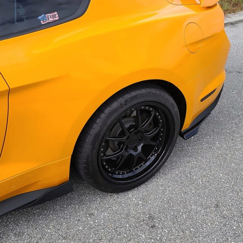 Juego negro para 15 16 17 18 19 20 21 Mustang winglet y divisores traseros OEM Foto 3 de 4