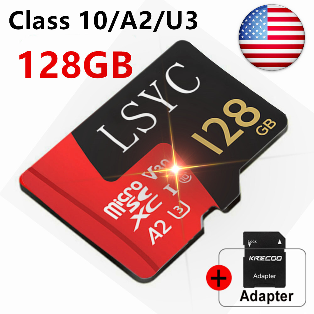 Ultra Micro SDHC Memory 128GB SD Card TF Cards Memory Card Lot Fast Delivery