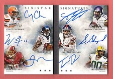 COLEMAN SHEPARD TREADWELL FULLER DAVIS DOCTSON 2016 ORIGINS SIX-STAR RC AUTO /10
