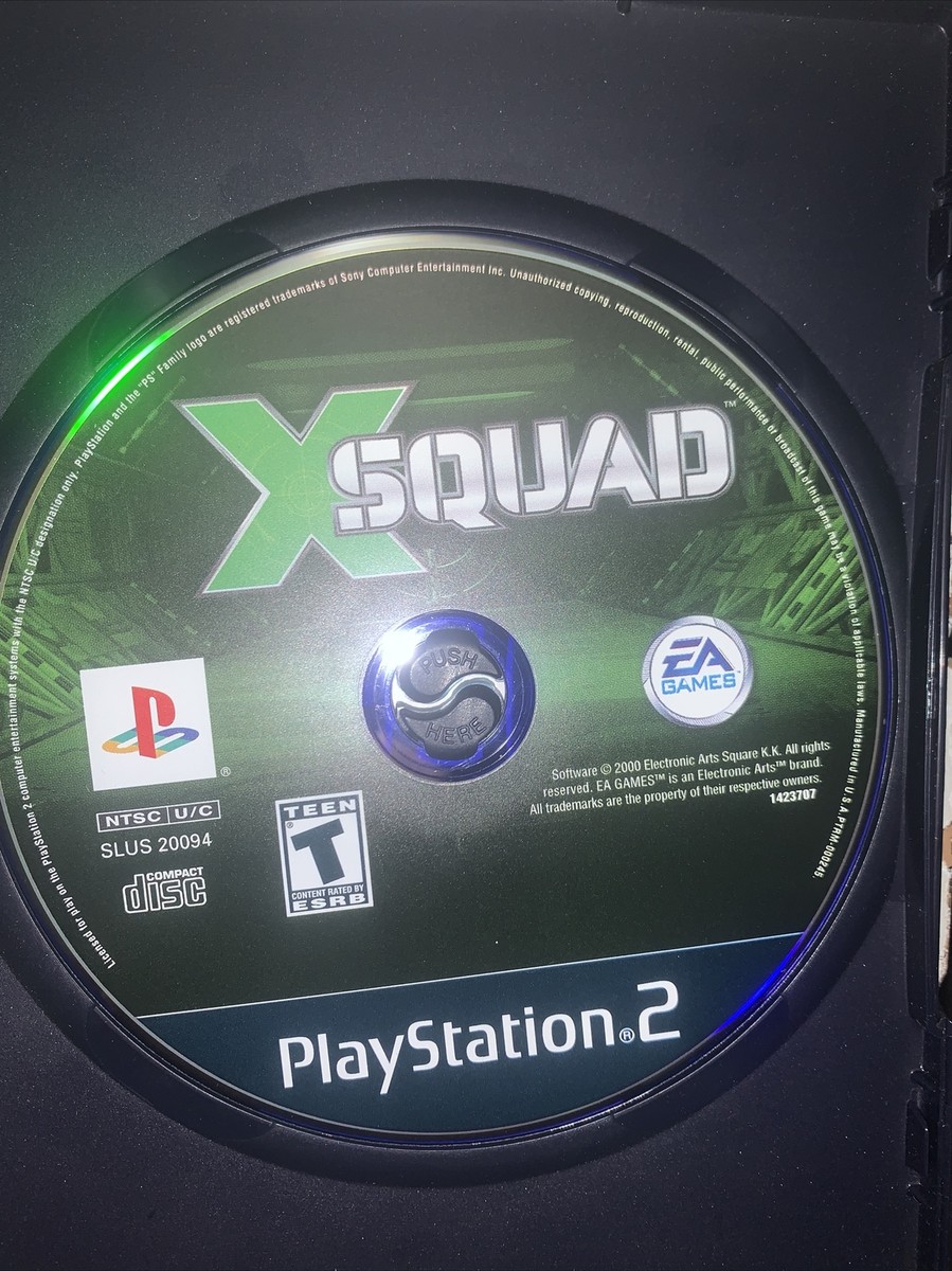 X-SQUAD - PS2 - MISSING MANUAL - FREE S/H - (MM
