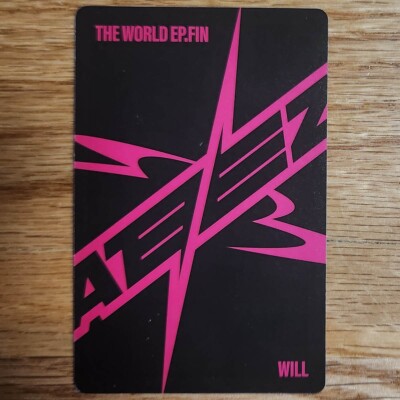 San Official Photocard Ateez The World Ep.Fin : Will Genuine Kpop