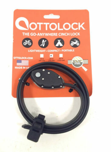 ottolock steel & kevlar combination bike lock