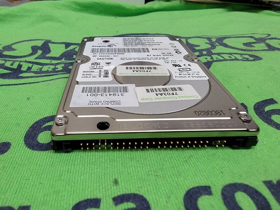 Seagate 30GB 5400RPM IDE Ultra ATA/100 (ATA-6) 2MB Cache 2.5-Inch HDD- ST93012A - Image 2 of 2