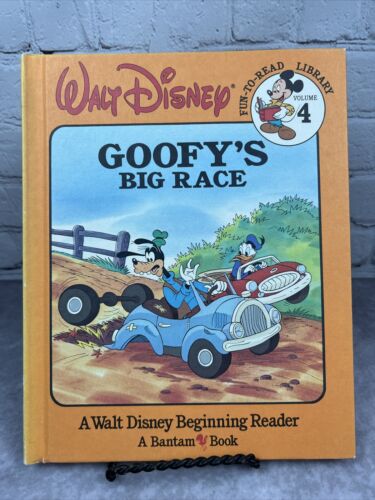 Goofy's Big Race Book 1986 Disney Fun-To-Read Library Volume 4