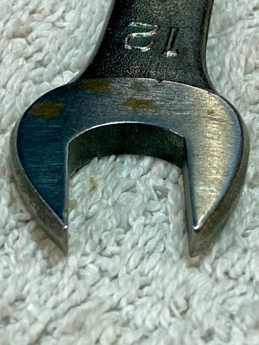 Vintage RK Honda Motors 8mm x 12mm Open-End Wrench No. 6C, Made in Japan - Picture 10 of 12