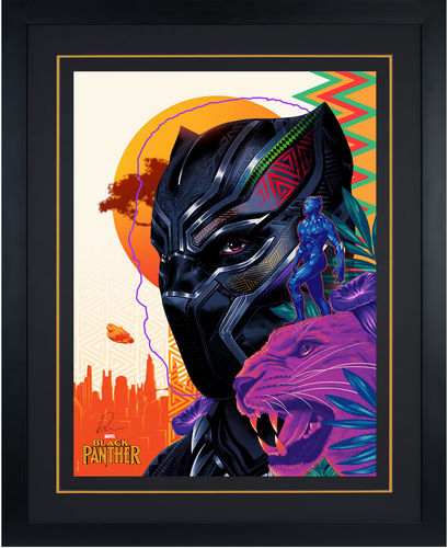 Sideshow Fine Art Giclee Print Black Panther: Long Live The King Variant 9/100 - Picture 5 of 5