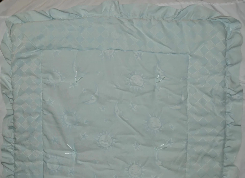 Manta Cuna Bebé KIDSLINE Blue Moon Sun Stars 36x45 Foto 3 de 4