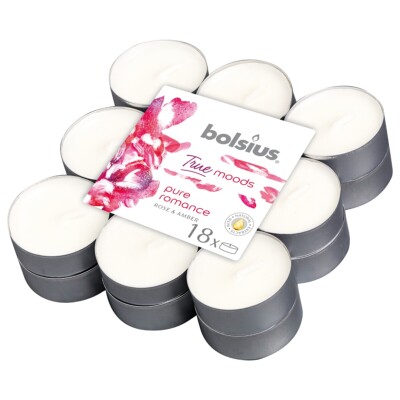 Bolsius True Moods Duftteelichter Pure Romance (18 Stück)
