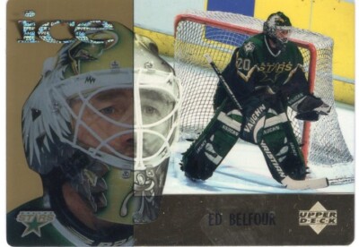 Ed Belfour 1998 Upper Deck Ice MacDonalds #McD21 ''Clear View'' Dallas Stars