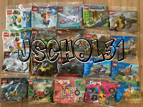 LEGO Polybag Lot - You Pick! - Star Wars, Potter, Super Mario, Marvel, DC Sets