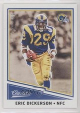 2017 Panini Classics Legends Red Back 292/299 Eric Dickerson #101 HOF 2qw