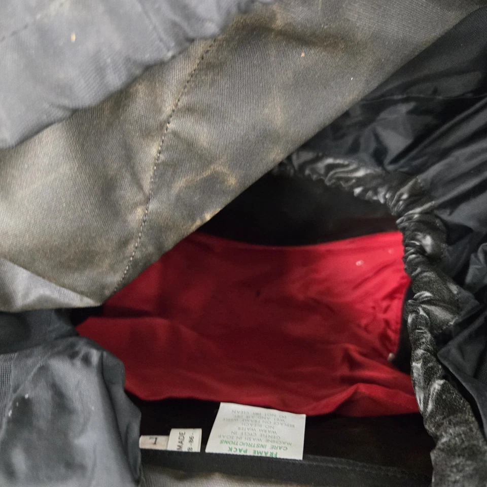 Mochila de Colección Kelty Super Tioga Marco de Aluminio Senderismo Caza Negra Talla Grande  Foto 4 de 4