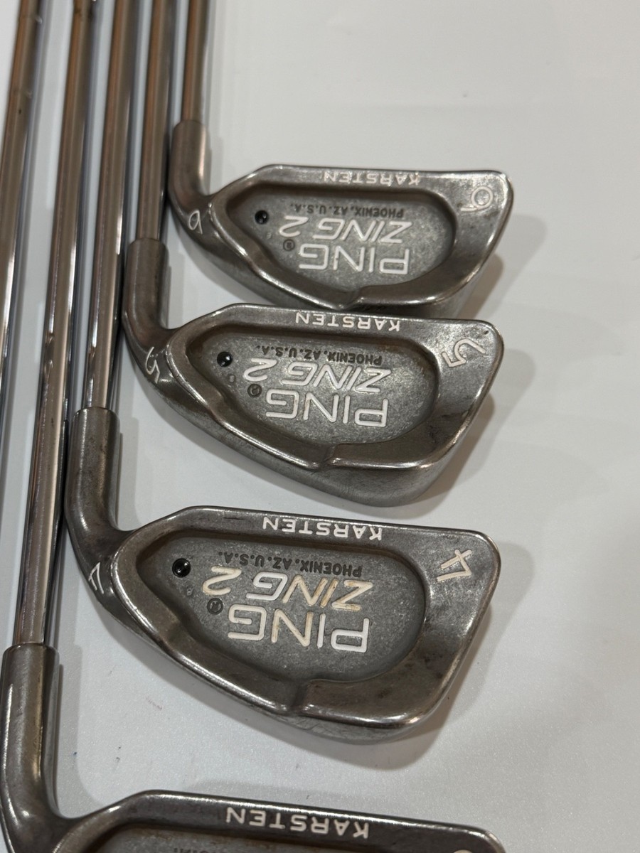 PING Zing 2 Black Dot Iron Set 2-PW+LW PING JZ Stiff Steel Shafts