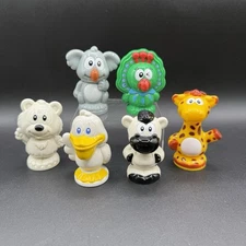 Vtech Smartville Alphabet Train Zoo Replacement Animals Lot Of 6