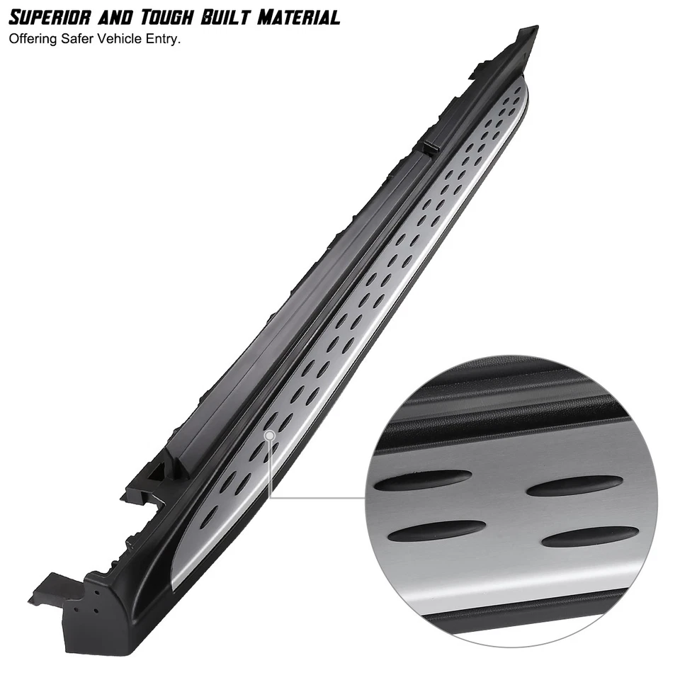 Side Step Bar Fits 2013-2018 Mercedes-Benz GL450 GLS X166 Aluminum Running Board Foto 4 de 4