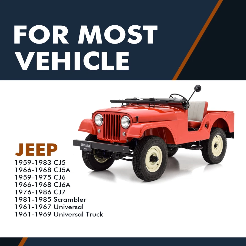 Комплект из 4 передних рулевых амортизаторов задних амортизаторов для Jeep CJ5 1959-1983 годов выпуска - Изображение 2 из 4