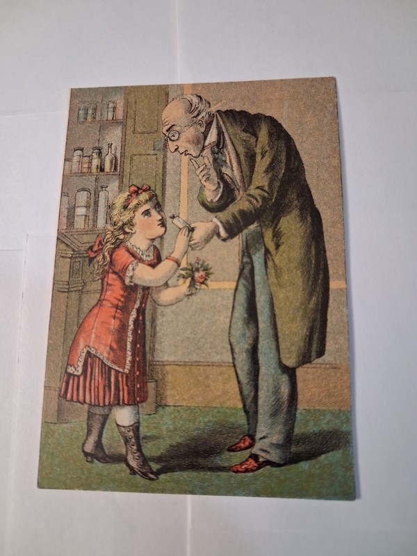 Victorian Trade Card For Dr. Thompson's Eye Water (Troy, NY)
