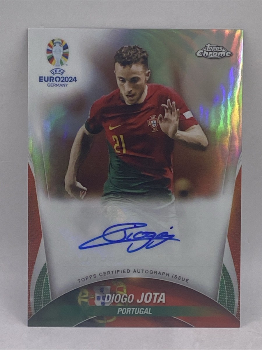 2024 Topps Chrome UEFA EURO #CA-DJ Diogo Jota Chrome