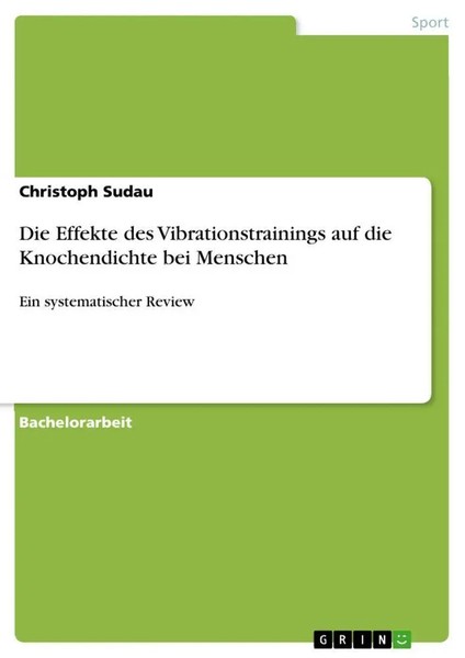 Die Effekte Des Vibrationstrainings Auf Die Knochendichte Bei Menschen Sudau-image
