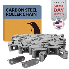 PGN CA550 Agricultural Conveyor Roller Chain x 10 FT + 2 Connecting Links