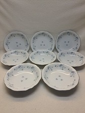 Johann Haviland Blue Garland 8 7 5/8" Coupe Soup Bowls Excellent