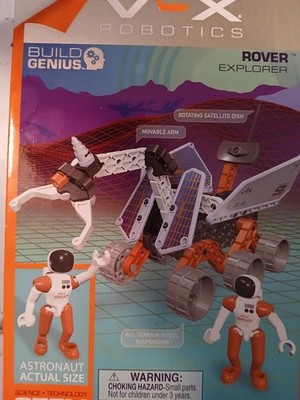 Hex Bug Vex Robotics Rover Explorer Construction Kit STEM Building Kit Astronaut