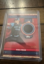 2024 Topps Update Series - All-Star Stitches Max Fried #ASR-FRI Red /25 (MEM)