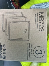 Mr. Beams MB 723 MB723 Battery-Powered Motion-Sensing LED Stick-Anywhere 3-Pack