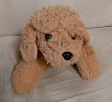 FAO Schwarz Plush Doodle Goldendoodle Brown Puppy Dog Floppy 14"