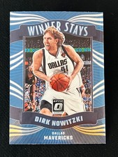 2023-24 Donruss Optics Dirk Nowitzki #4 Winner Stays Insert Dallas Mavericks NM