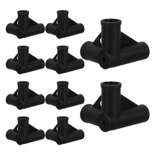 10pcs Baby Playpen Connectors, 19.2mm T-Shaped Pipe Fittings, Indoor Safety