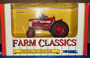 ERTL Farm Classics Farmall 350 Tractor 1:43 1991 #2244