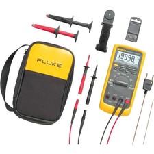 Fluke 87V/E2 Industrial Electrician Combo Kit True RMS Multimeter TL75 TL224 AC1