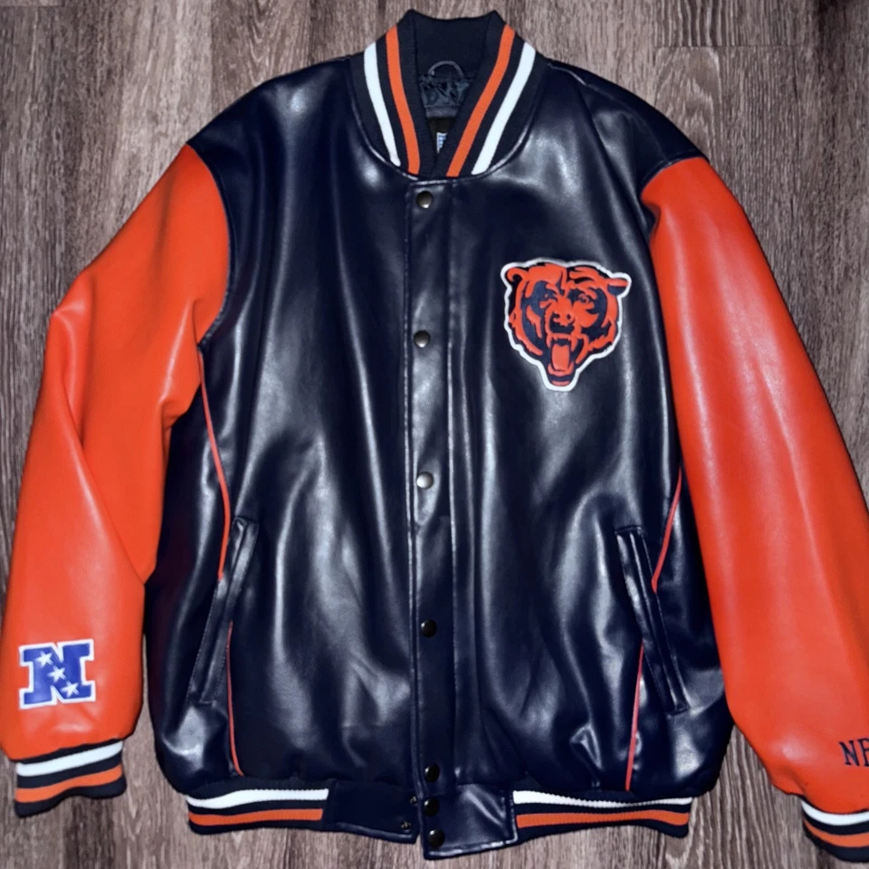 Chaqueta Universitaria NFL Chicago Bears Talla XL Foto 3 de 4