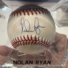 Nolan Ryan Autographed Official American League Baseball PSA DNA Authenticated