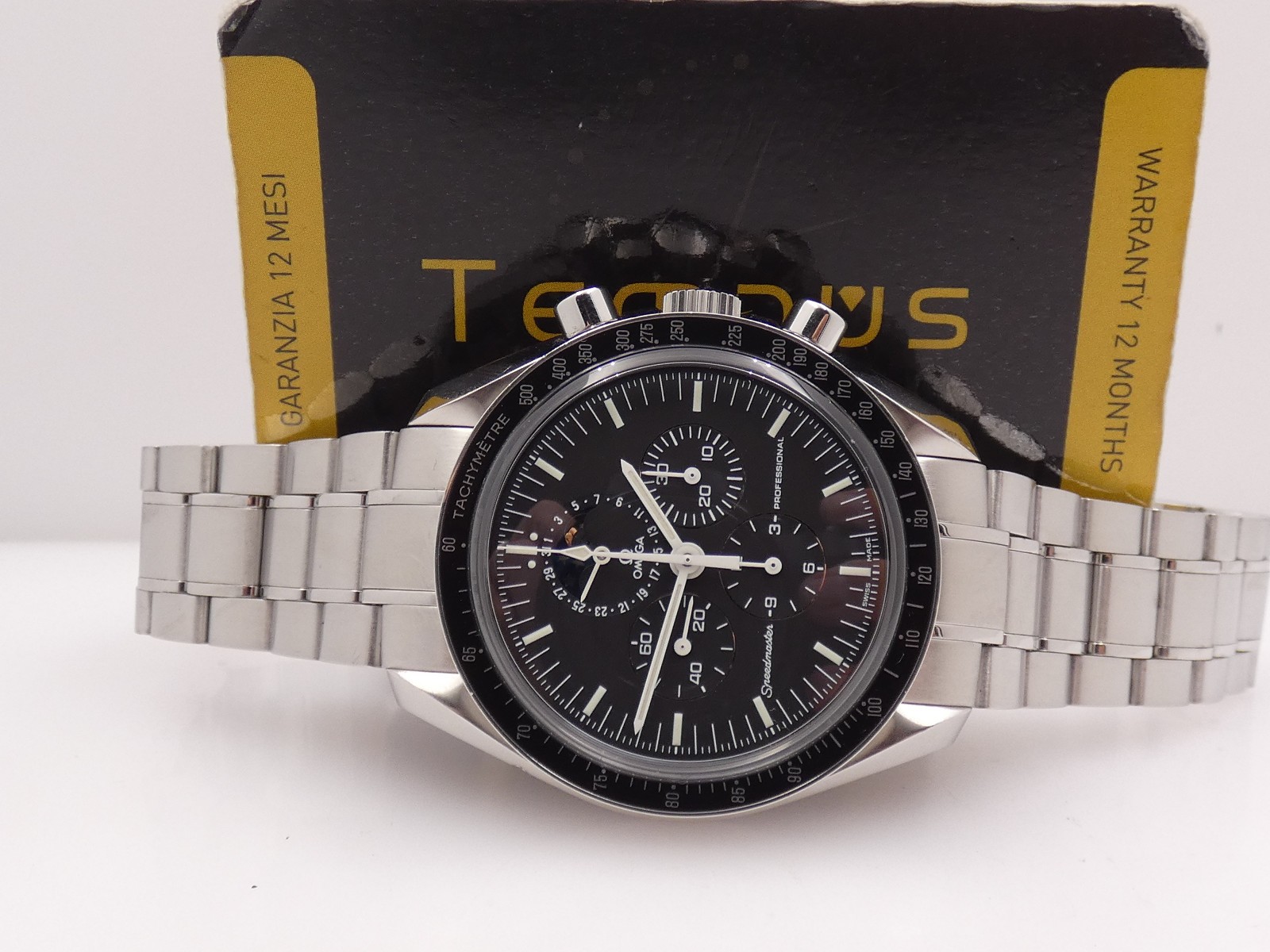 CHRONO OMEGA SPEEDMASTER MOONWATCH MOONPHASES DOUBLE