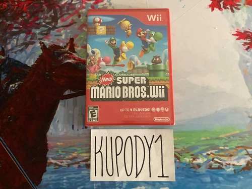 New Super Mario Bros. Wii Nintendo Wii Game 100% BRAND NEW SEALED Mario