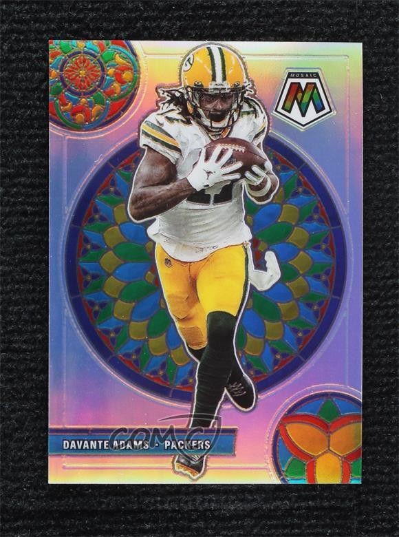 2021 Panini Mosaic Glass Mosaic Davante Adams #GM-16 0fo5