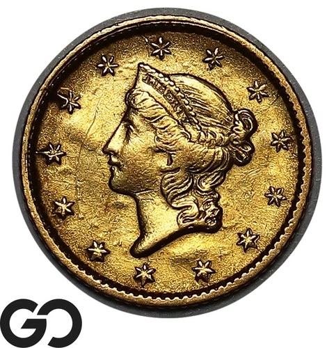 1853 Gold Dollar, $1 Gold Liberty, Type 1