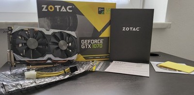 ZOTAC GeForce GTX 1070 AMP Core Edition 8GB GDDR5 Grafikkarte (ZT-P10700N-10P)