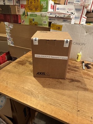 Axis P3818-PVE Outdoor Panoramic Security Camera Factory Sealed Free Ship