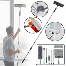 ALUMINIUM TELESCOPIC Extendable Car Wash Window CLEANING Brush NEW