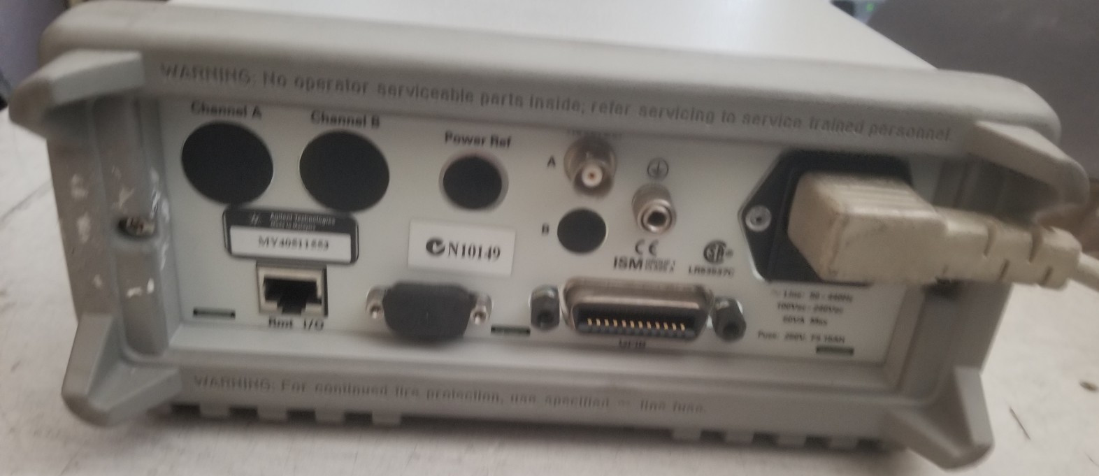 RF Power meter & 18 GHz sensor Agilent E4418B+HP8481H++HP11730A sensor cable