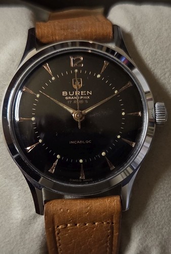Vintage Armbanduhr Buren Grand Prix– Handaufzug – Cal. 1420 - NOS