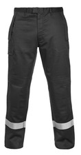 Image of Hydrowear Meddo Multi Cvc Fire Retardant Anti-Static Trousers Black Size 34