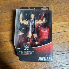 Kurt Angle WWE Network Spotlight Elite Collection Mattel Figure Distressed Box
