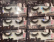 IONI LASH SOIRÉE SOLD OUT BLACK TIE! WISPY SMOKEY MEDIUM FOXEYE 6 PACK