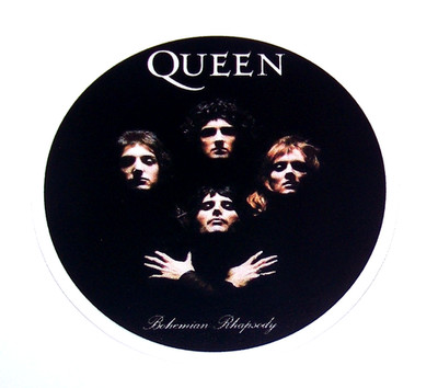 Queen - LARGE Die Cut Sticker Decal Music Band QUEEN Bohemian Rhapsody